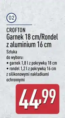 ALDI Garnek 18 cm/Rondel z aluminium 16 cm oferta