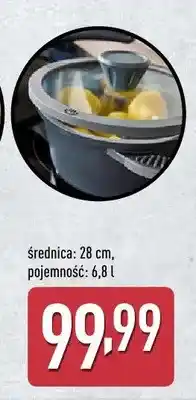 ALDI Garnek aluminiowy z pokrywką 28cm oferta