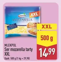 ALDI Ser mozzarella tarty XXL oferta