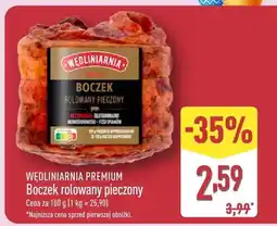 ALDI Boczek rolowany pieczony premium oferta