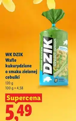 Lidl Wafle kukurydziane o smaku zielonej cebulki oferta