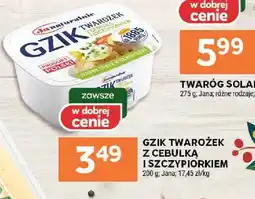 Stokrotka Gzik twarożek z cebulką ze szczypiorkiem oferta