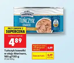 Biedronka Tuńczyk kawałki w oleju roślinnym oferta