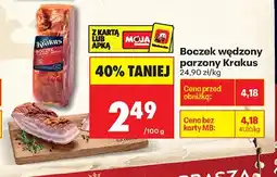 Biedronka Boczek wędzony parzony oferta