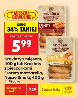 Biedronka Krokiety z mięsem oferta
