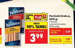 Biedronka Parówki z szynki z piersi kurczaka oferta