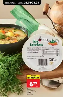 Biedronka Zupa koperkowa oferta