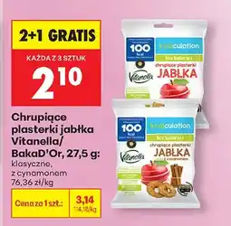 Biedronka Chrupiqce plasterki jabłka klasyczne z cynamonem oferta