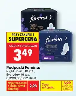 Biedronka Podpaski Night oferta