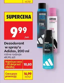 Biedronka Dezodorant w spray'u różne rodzaje oferta