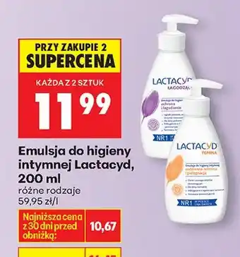 Biedronka Emulsja do higieny intymnej różne rodzaje oferta