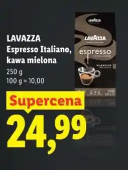 Lidl Lavazza espresso italiano, kawa mielona oferta