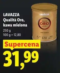 Lidl Lavazza qualità oro, kawa mielona oferta