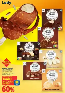 Lidl Wszystkie wielopaki lodów bon gelati oferta