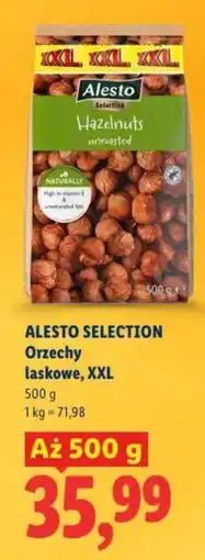 Lidl Alesto selection orzechy laskowe, xxl oferta