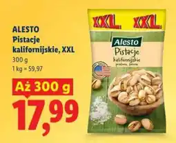 Lidl Alesto pistacje kalifornijskie, xxl oferta