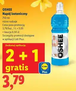 Lidl Oshee napój izotoniczny oferta