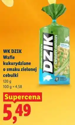 Lidl Wk dzik wafle kukurydziane o smaku zielonej cebulki oferta