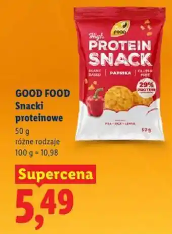 Lidl Good food snacki proteinowe oferta