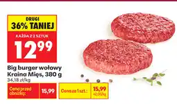 Biedronka Big burger wołowy Kraina Mięs oferta