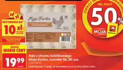 Biedronka Jaja z chowu ściółkowego Moja Kurka, rozmiar M, 20 szt oferta