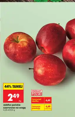 Biedronka Jabłko polskie czerwone na wagę oferta