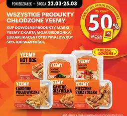 Biedronka Wszystkie produkty chłodzone Yeemy oferta