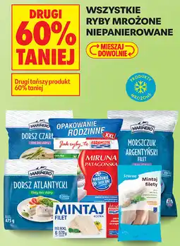 Biedronka Wszystkie ryby mrożone niepanierowane oferta