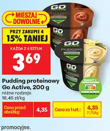 Biedronka Pudding proteinowy Go Active oferta