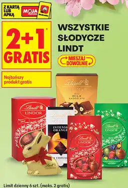 Biedronka Wszystkie słodycze Lindt oferta