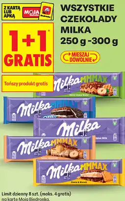 Biedronka Wszystkie czekolady Milka 250 g - 300 g oferta