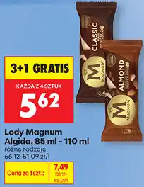 Biedronka Lody Magnum Algida, 85 ml - 110 ml oferta