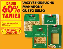 Biedronka WSZYSTKIE SUCHE MAKARONY GUSTO BELLO oferta