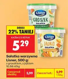 Biedronka Sałatka warzywna Lisner oferta