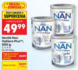 Biedronka Nestlé Nan Optipro Plus oferta