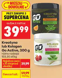Biedronka Kreatyna lub Kolagen Go Active oferta