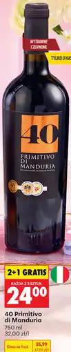 Biedronka 40 Primitivo di Manduria oferta
