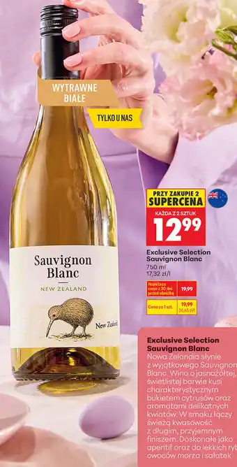 Biedronka Exclusive Selection Sauvignon Blanc oferta