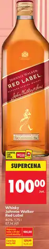 Biedronka Whisky Johnnie Walker Red Label oferta