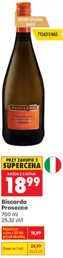 Biedronka Biscardo Prosecco oferta