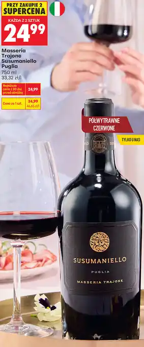 Biedronka Masseria Trajone Susumaniello Puglia oferta