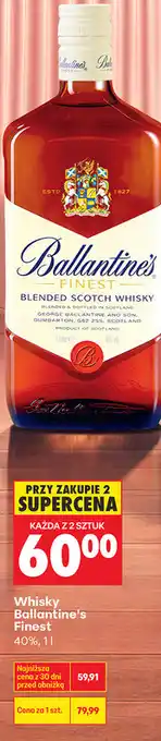 Biedronka Whisky Ballantine's Finest oferta
