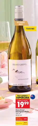 Biedronka Hans Greyl Sauvignon Blanc oferta