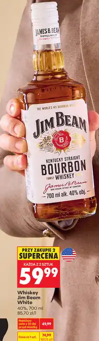 Biedronka Whiskey Jim Beam White 40% oferta