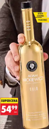 Biedronka Wódka Adam Mickiewicz Gold oferta