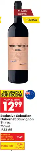 Biedronka Exclusive Selection Cabernet Sauvignon Shiraz oferta