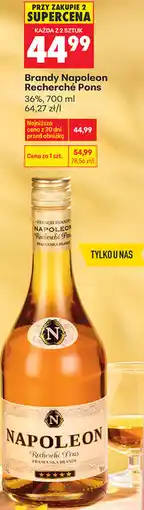 Biedronka Brandy Napoleon Recherché Pons oferta