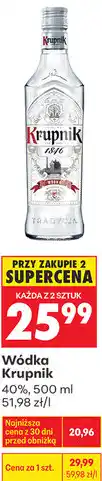 Biedronka Wódka Krupnik oferta
