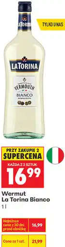 Biedronka Wermut La Torina Bianco oferta