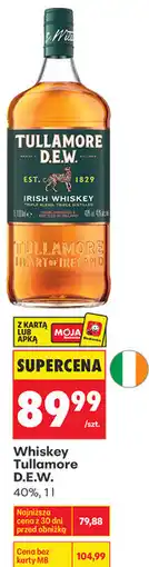 Biedronka Whiskey Tullamore D.E.W oferta